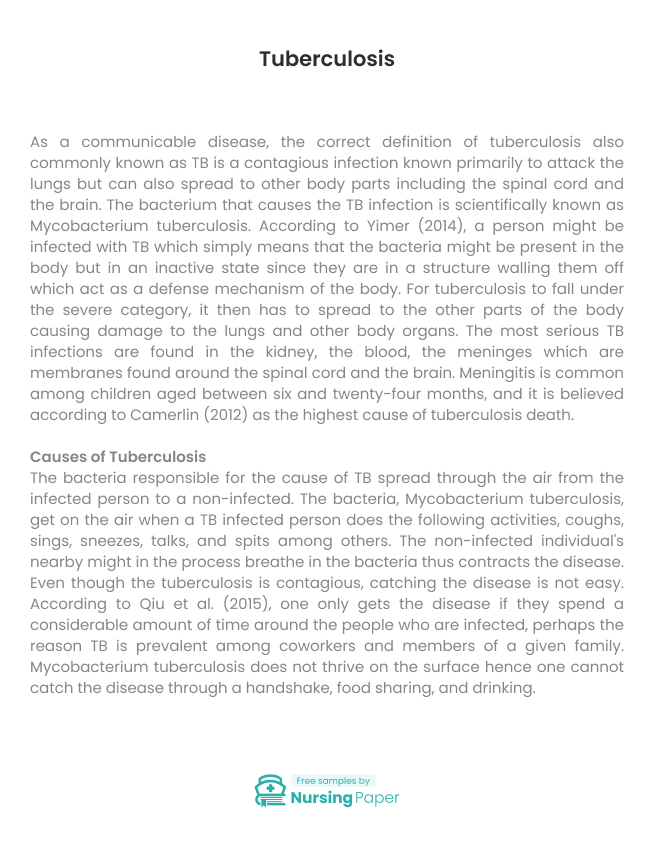 tuberculosis thesis introduction